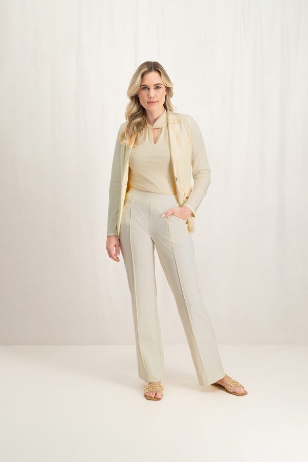 Aime Balance - Gwen Trousers - Latte - Travel fabric