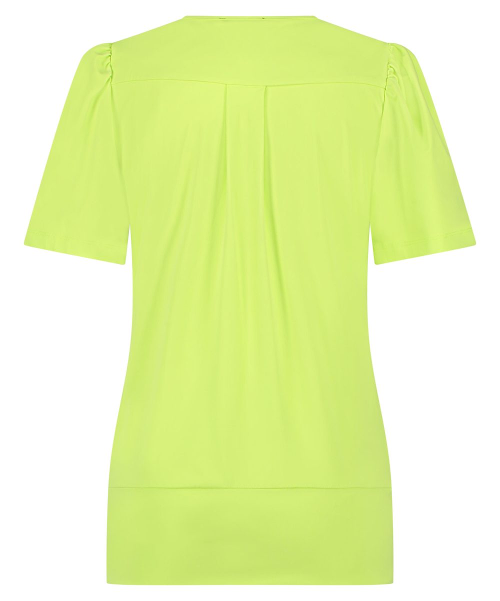 Lady Day | Top Amber - Limoncello - Travelstof | Morgen in huis - Groen