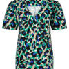 Lady Day | Top Amber - Leopard Paradise Green | Morgen in huis - Groen