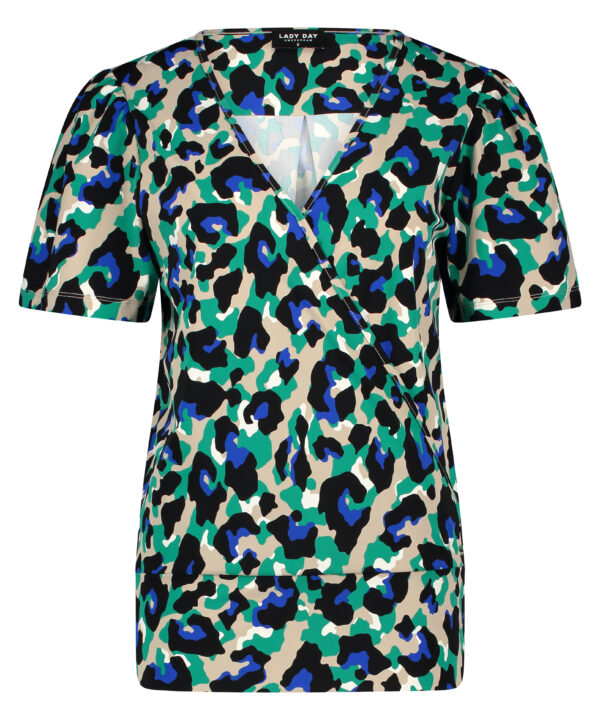 Lady Day | Top Amber - Leopard Paradise Green | Morgen in huis - Groen