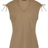 Lady Day - Top Ashley - Camel | Travel fabric