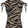 Lady Day - Top Ashley - Zebra Camel | Travelstof