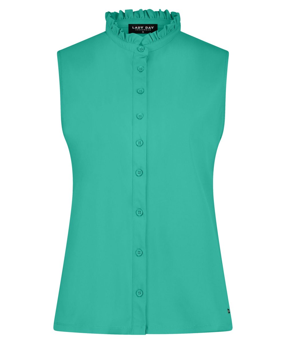 Lady Day | Betty Blouse - Paradise Green | Morgen in huis - Groen