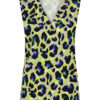 Lady Day - Top Claire - Leopard Limoncello - travel fabric