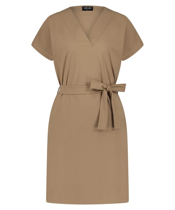 Lady Day - Dress Eden - Camel - Travelstof |