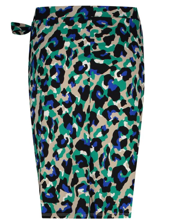 Lady Day - Skirt Katie - Leopard Paradise Green green travel fabric