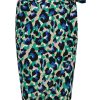 Lady Day - Skirt Katie - Leopard Paradise Green groen travelstof