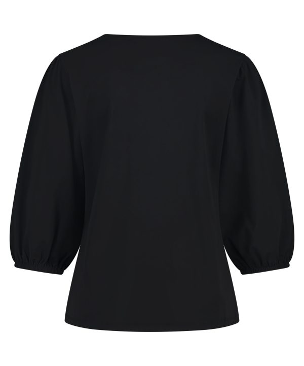 Lady Day | Liv - Black - Travel fabric -Tomorrow at home - Women's clothing - Top