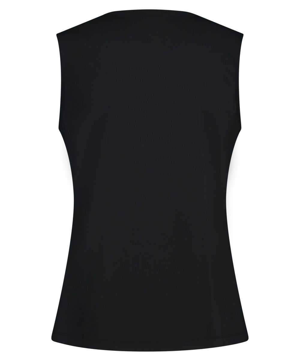 Lady Day | Claire Top - Black - Travelstof - Morgen in huis - Dameskleding - Zwart