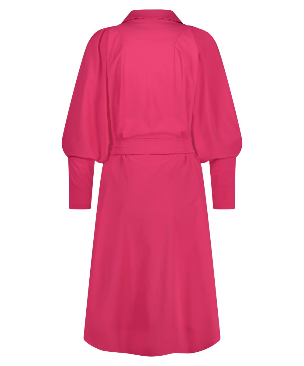 Lady Day - Camilla - Pink Ruby - Travelstof - Morgen in huis - Jurk - Roze - Dameskleding