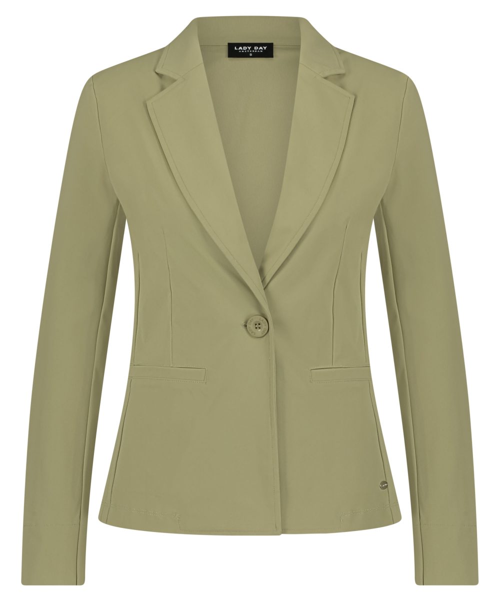 Lady Day - Blazer Billy - Baby olive - Travelstof | Morgen in huis