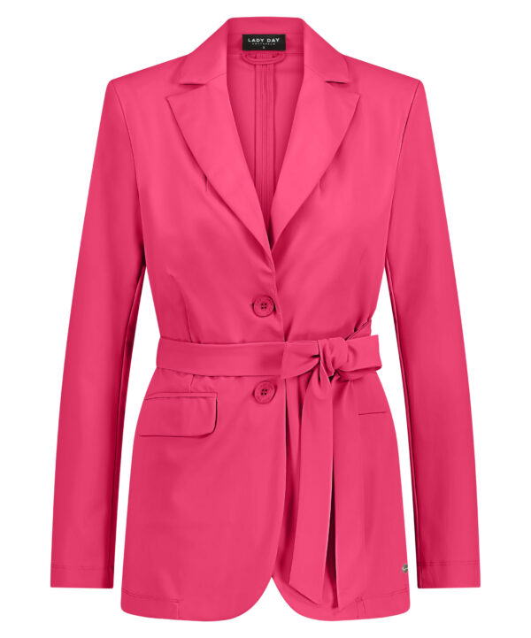 Lady Day - Blazer Lois - Pink Ruby - Travelstof | Morgen in huis - Roze - Dameskleding