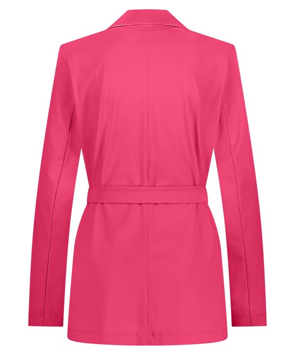 Lady Day - Blazer Lois - Pink Ruby - Travel fabric | Tomorrow at home - Pink - Women's Clothing