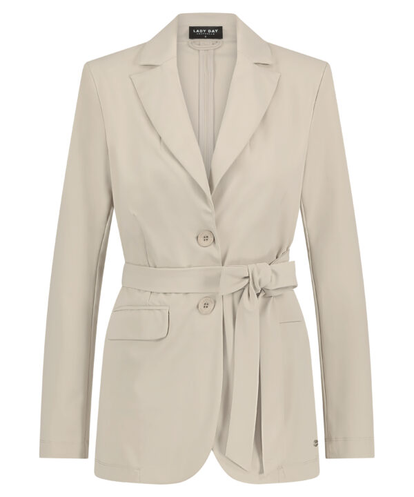 Lady Day - Blazer Lois - Sand - Travelstof | Morgen in huis - Dameskleding