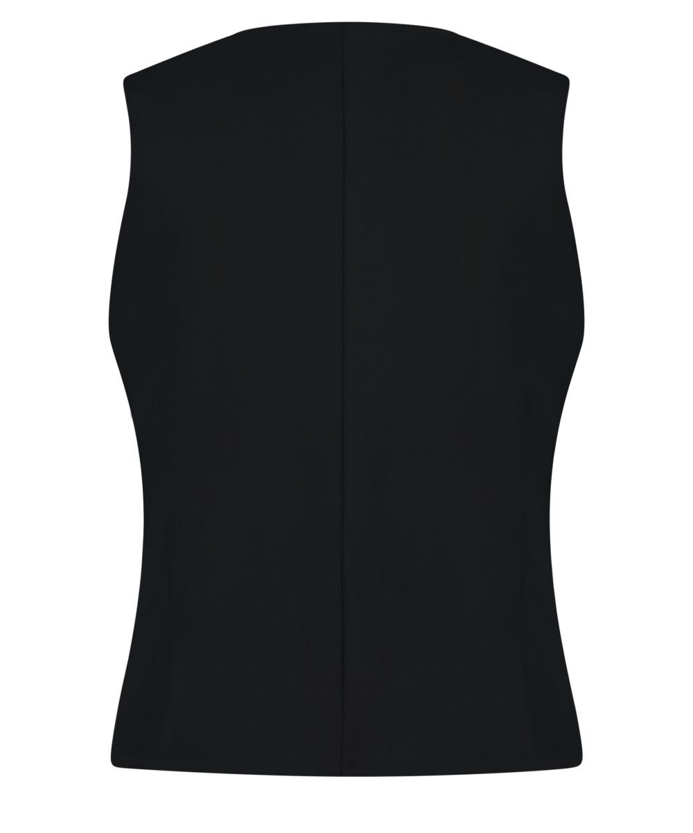 Lady Day - Jade - Black - Travelstof | Morgen in huis - Gilet - Zwart - Dameskleding