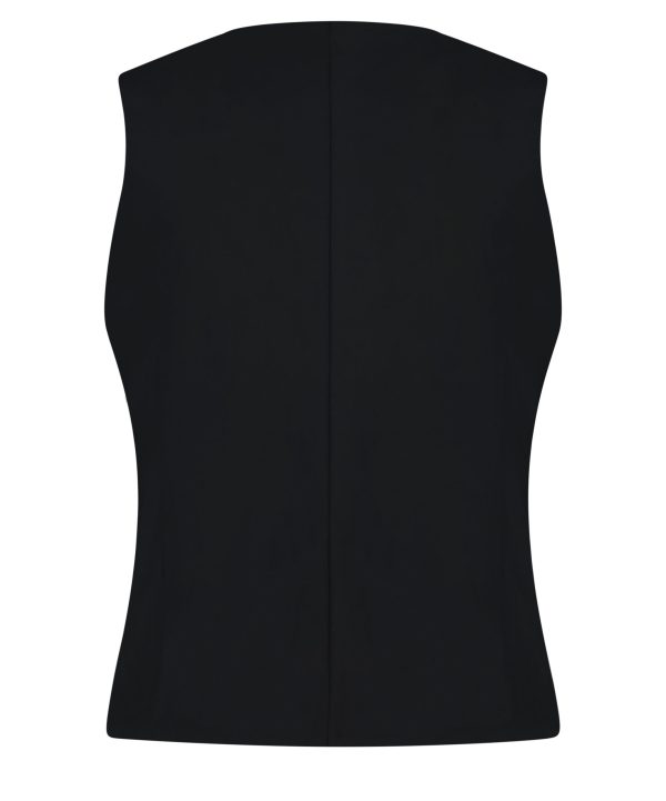 Lady Day - Jade - Black - Travel fabric | Tomorrow at home - Gilet - Black - Women's Clothing