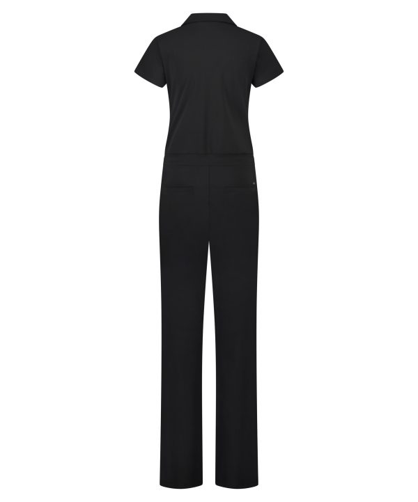 Lady Day | Jumpsuit Luna - Black | Tomorrow at home - Travel fabric - Black