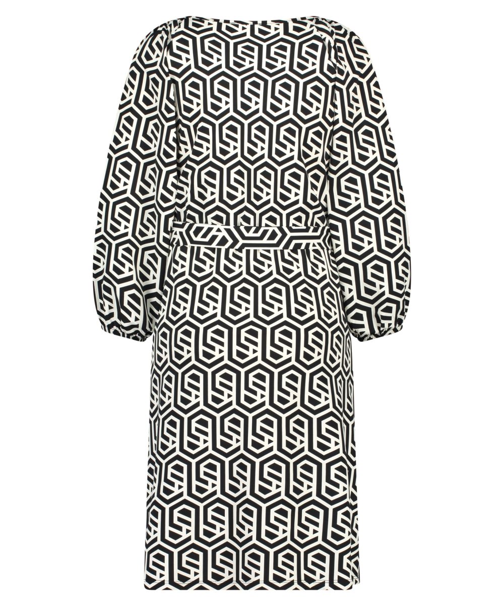 Lady Day - Dress Lola - Cosmic print black | Travelstof