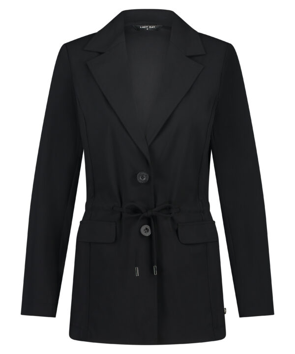 Lady Day - Blazer Campbell - Black - Travelstof | Morgen in huis