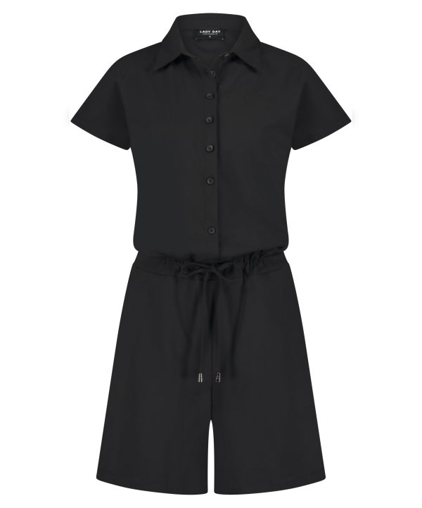 Lady Day | Jumpsuit Maya - Black travel fabric