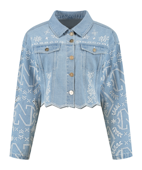 NIKKIE | Cali Jacket - Light Blue | Morgen in huis