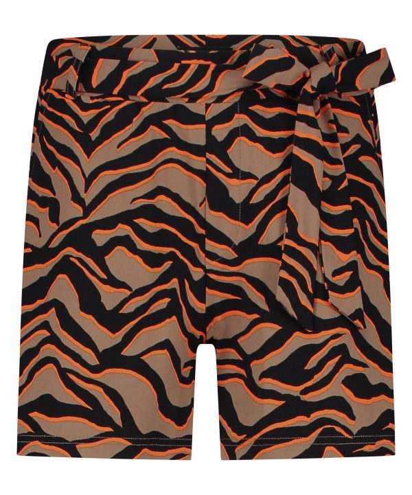 Lady Day | Shorty - Zebra Sunrise travel fabric