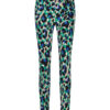 Lady Day - Tokyo 7/8 - Leopard Paradise Green | Travel fabric - Trousers