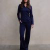 Aime - Hazel Pants - Dark Blue | Travelstof - Morgen in huis