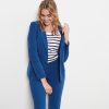 &Co Woman - Penelope Flared - Denim - Travelstof - Broek - Blauw - Dameskleding