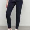 &Co Woman - Penny Travel - Navy - Travelstof Broek Andco Woman Dameskleding Navy / blauw