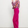 &Co Woman - Chrissy Comfort - Raspberry Travelstof Kleding Dames Broek Roze