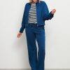 &Co Woman - Belen Stripe - Denim Multi | Morgen in huis - Top - Blauw - Wit - Dameskleding