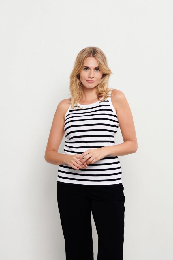 &amp;Co Woman - Selena Stripe - Black Multi