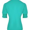 Aime - Filou Blouse - Lucky Green - Travelstof | Morgen in huis