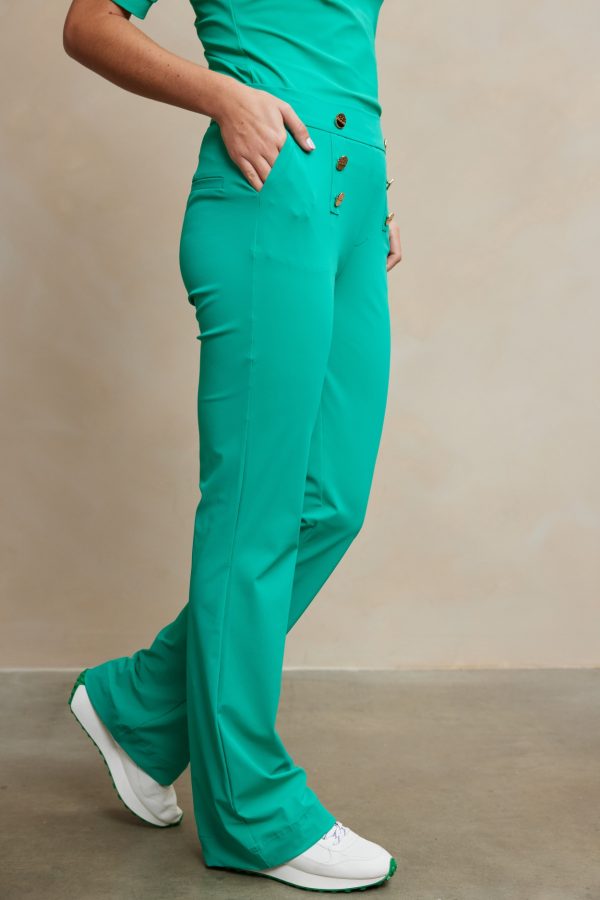 Aime Balance | Lara Trousers - Lucky Green | Tomorrow at Home