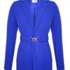 Aime Balance | Minke Blazer - Cobalt | Travel fabric - Home tomorrow - Jacket - Cobalt - Blue - Women's Clothing
