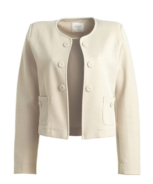 Aime Balance - Norma Jacket - Sand - Travel fabric - Tomorrow at home