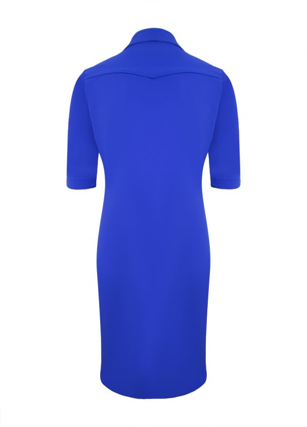 Aime - Nikki Dress - Cobalt - Travel Fabric | Tomorrow at Home - Cobalt - Blue - Dress - Aime Balance - Women's Clothing