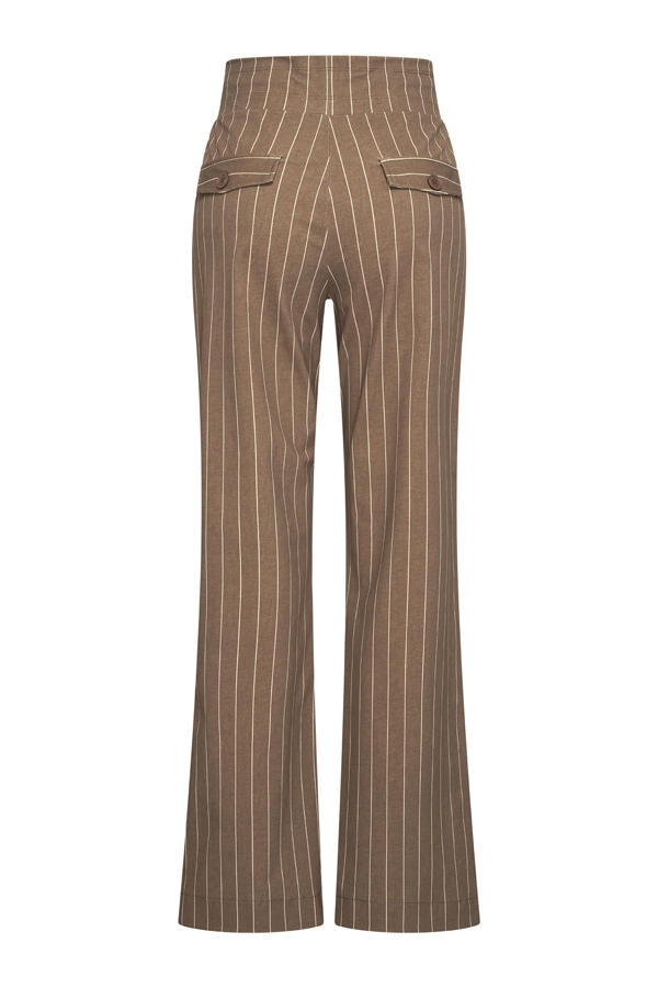 Mi Piace - Trousers Classic Stripe Print - Falcon | Morgen in huis!