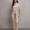 Aime Balance - Ezie Pants - Sand - Travelstof | Morgen in huis - Dameskleding - Aime Balance