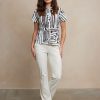 Aime - Jill Top - Azura Print - Travelstof | Morgen in huis - Dameskleding - Aime Balance