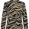 Lady Day - Blazer Bali - Zebra Camel travelstof