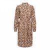 &Co Woman - Avril Animal - Sand Multi - Travel fabric - Dress - Ladies - Viscose Quality