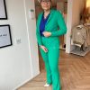 Aime Balance | Sanne Blazer - Lucky Green | Morgen in huis - Groen - Dameskleding - Aime