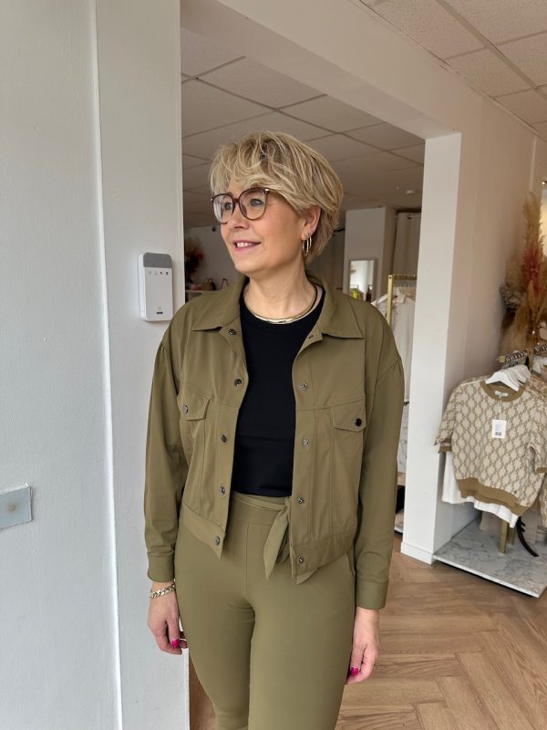 Lady Day | Tokyo Trouser - Olive - Travel Fabric - Tomorrow at Home - Green - Olive - Women's Clothing