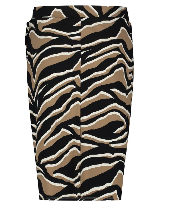 Lady Day | Skirt Katie - Zebra Camel Travel Fabric