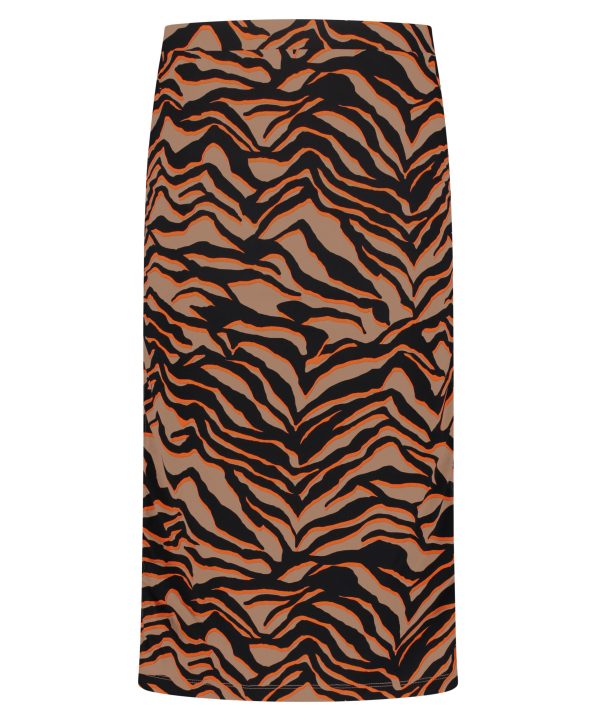 Lady Day - Skirt Lucy - Zebra Camel travel fabric