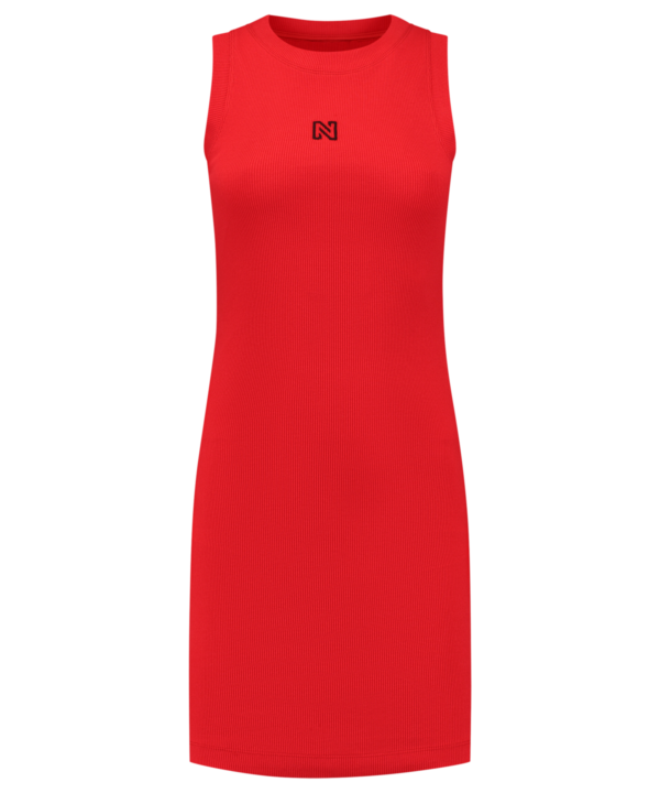 NIKKIE - Dadley Rib Dress - Goji Berry