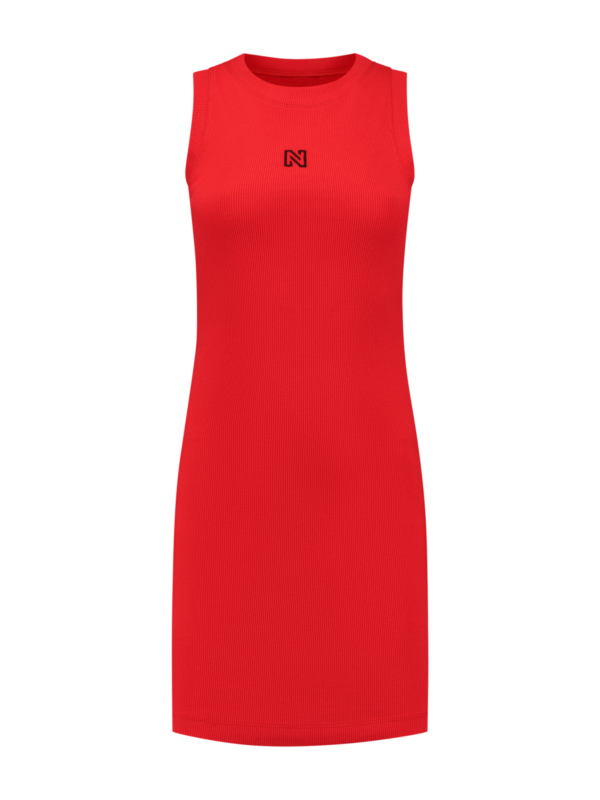 NIKKIE - Dadley Rib Dress - Goji Berry