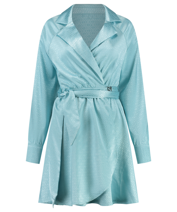 NIKKIE - Bangkok Wrap Dress - Pool | Morgen in huis